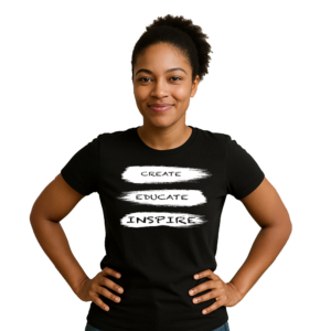 RKB Creates 'Create. Educate. Inspire.' Tee